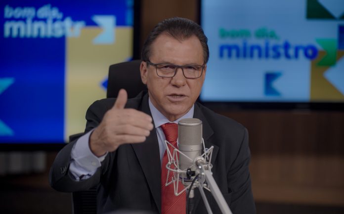 Brasília (DF), 13/09/2023, O ministro do Trabalho, Luiz Marinho, durante entrevista ao programa Bom dia, Ministro, nos estúdios da EBC.