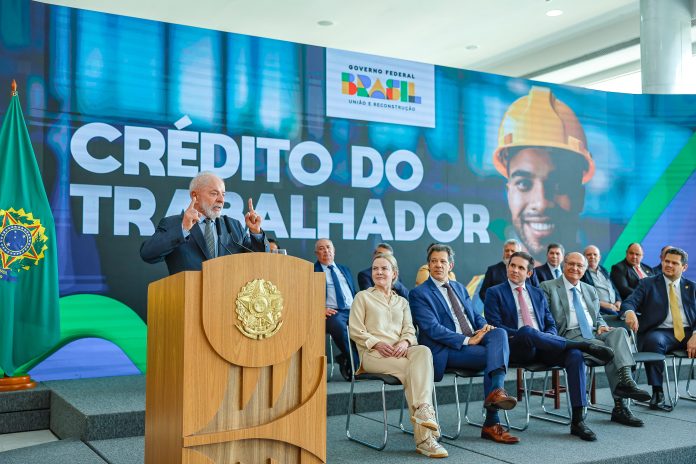 Lançamento do Programa “Crédito do Trabalhador” Lula, Crédito do Trabalhador
