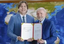 Frederico de Siqueira Filho é empossado como ministro das Comunicações Brasília (DF), 24/04/2025 - Presidente da República, Luiz Inácio Lula da Silva, dá posse a Frederico de Siqueira Filho como Ministro de Estado das Comunicações, durante audiência no Palácio do Planalto.