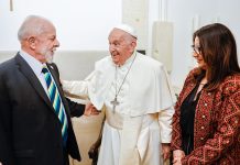 Primeiro papa latino-americano, Francisco morre aos 88 anos 14.06.2024 - Presidente da República, Luiz Inácio Lula da Silva, durante Encontro com Sua Santidade o Papa Francisco , no Hotel Borgo Egnazia. Puglia – Itália