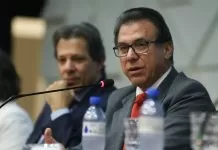 Mudanças que “destruiriam o PAT” foram descartadas, diz ministro do Trabalho Brasília (DF), 31-05-2023 - O Advogado-Geral da União, Jorge Rodrigo Messias, a Procuradora-Geral da Fazenda Nacional, Anelize Lenzi, o Ministro da Fazenda, Fernando Haddad, e o Ministro do Trabalho e Emprego, Luiz Marinho, participam da abertura do 7º Congresso Anual do Contencioso Tributário da Procuradoria-Geral da Fazenda Nacional (PGFN) e do Fundo de Garantia do Tempo de Serviço (FGTS),