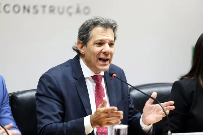 Relatório de Avaliação de Receitas e Despesas Primárias do 2 Brasília (DF), 22/05/2025 - O ministro da Fazenda, Fernando Haddad, durante divulgação dos dados do Relatório de Avaliação de Receitas e Despesas Primárias do 2º bimestre de 2025.