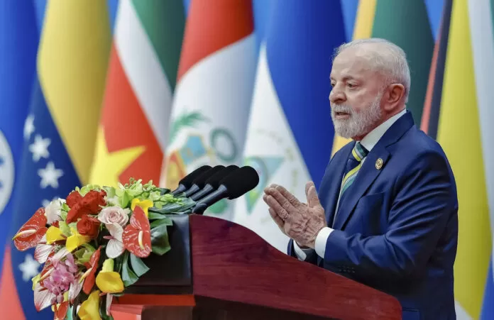 13.05.2025 - Sessão de abertura do IV Fórum CELAC-China Presidente da República, Luiz Inácio Lula da Silva, Sessão de abertura do IV Fórum CELAC-China. China National Convention Center II, Pequim - China.