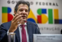 Na próxima semana, Haddad tem agenda em São Paulo e Belém para tratar de investimento ambiental Ministro Fernando Haddad fala sobre IOF. Foto: Diogo Zacarias/MF