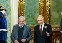 Lula defende solução pacífica em diálogo entre Rússia e Ucrânia Lula e Putin. Brasil e Rússia