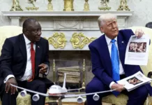 Análise: Constrangimento como ferramenta política Donald Trump, Cyril Ramaphosa