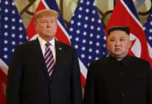 Coreia do Norte alerta que “Domo de Ouro” dos EUA pode desencadear guerra nuclear no espaço Donald Trump e Kim Jong-un