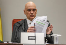 Moraes será o relator de ação do PSOL contra derrubada do decreto do IOF Brasília (DF), 10/06/2025 - O ministro do Supremo Tribunal Federal (STF) Alexandre de Moraes começa a ouvir os réus do núcleo 1 na ação da trama golpista, os interrogatórios ocorrerão presencialmente na sala de julgamentos da primeira turma da corte