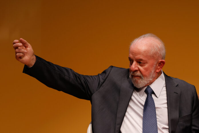 Posse da presidente da Petrobras, Magda Chambriard Rio de Janeiro (RJ) 19/06/2024 – O presidente da República, Luiz Inácio Lula da Silva, na cerimônia de posse da presidente da Petrobras, Magda Chambriard, no Cenpes.