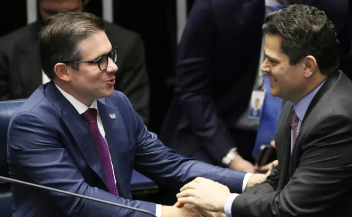 Hugo Motta e Davi Alcolumbre