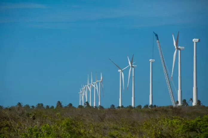 Usina de Energia Eólica (UEE) em Icaraí, no Ceará (CE)