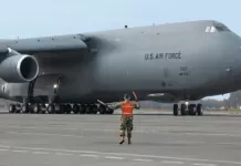 Aviões cargueiros dos EUA chegam a Campo Grande para exercício avião, aeronave, militar, aeronáutica, estados unidos, eua