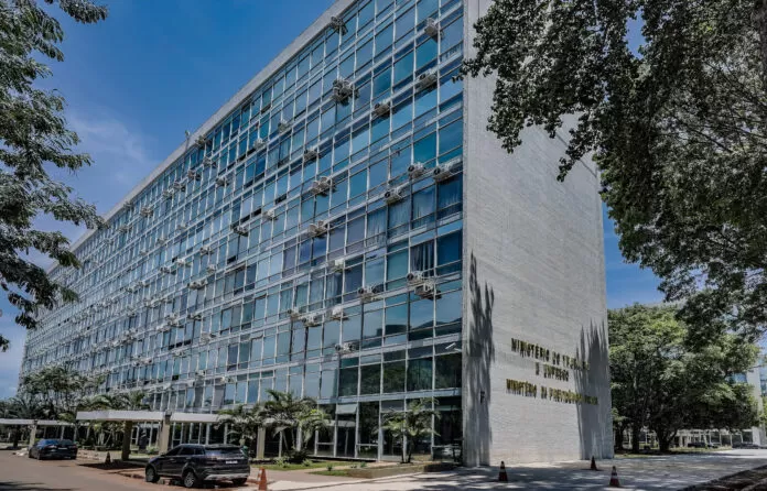 Brasília (DF), 11/10/2023, Prédio do Ministério do Trabalho e Emprego e também do ministério da Previdência Social, na Esplanada dos MInistérios em Brasília.