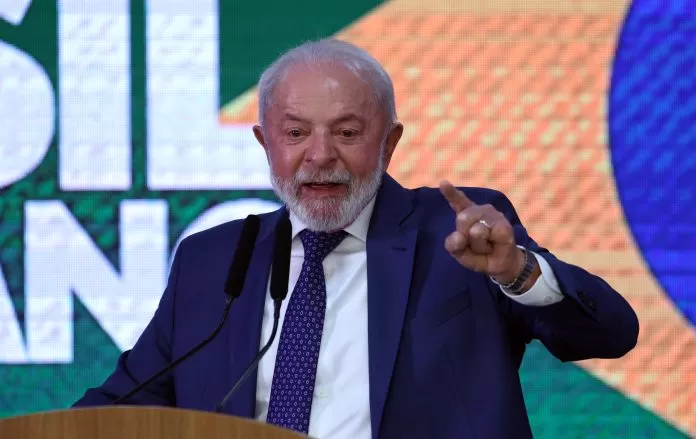 Brasília (DF) 13/08/2025 - O presidente da República, Luiz Inácio Lula da Silva, fala durante assinatura da medida provisória (MP) Brasil Soberano., no Palácio do Planalto