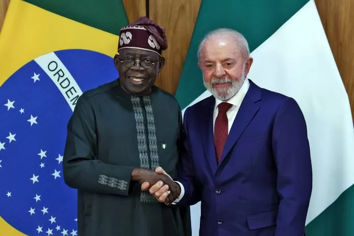 Brasília (DF) 25/08/2025 - Presidente da República, Luiz Inácio Lula da Silva, durante reunião ampliada com o Presidente da República Federal da Nigéria, Bola Tinubu, no Palácio do Planalto.