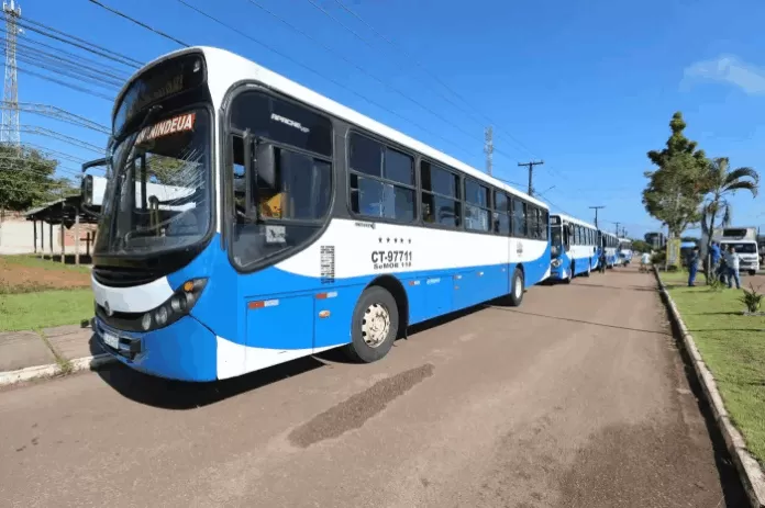 ônibus, transporte público, santa bárbara do pará, mobilidade, transporte