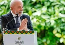 Lula diz que países ricos “usam o combate ao crime organizado como pretexto para violar nossa soberania” Presidente da República, Luiz Inácio Lula da Silva, durante encontro dos Presidentes dos Estados Partes do Tratado de Cooperação Amazônica com a Sociedade Civil e Comunidades Indígenas. Plaza de Armas – Bogotá (Colômbia)