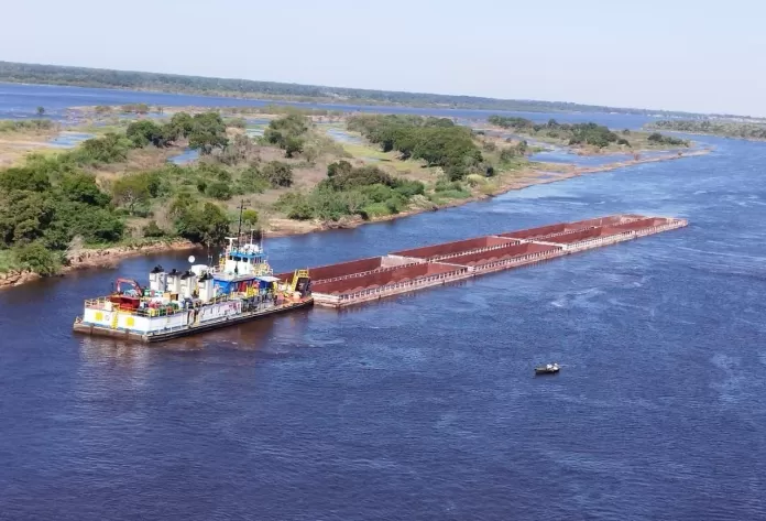 Hidrovia no Rio Paraguai