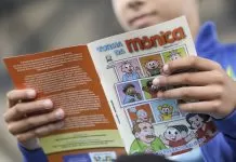 Câmara aprova projeto que cria “ECA Digital” e demanda que plataformas digitais monitorem acesso de crianças a conteúdos nocivos Brasília (DF), 26/03/2025 - O ministério dos Direitos Humanos e Instituto Maurício de Souza lançam gibi da Turma da Mônica sobre intergeracionalidade em escola no Itapuã, região administrativa do Distrito Federal. criança, leitura, ECA