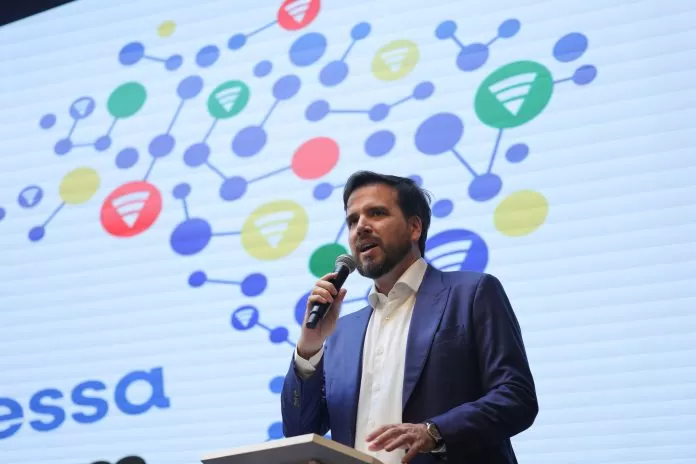 Brasília (DF) 24/09/2024 O ministro das Comunicações, Juscelino Filho, lança o programa Acessa Crédito Telecom, para expandir e melhorar a qualidade da banda larga fixa no país.. Participa da solenidade o presidente da Anatel, Carlos Baigorri