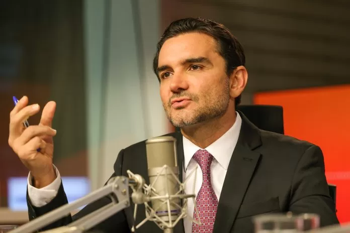 Brasília (DF) 19/08/2025 - O ministro do Turismo, Celso Sabino, participa do programa Bom Dia, Ministro