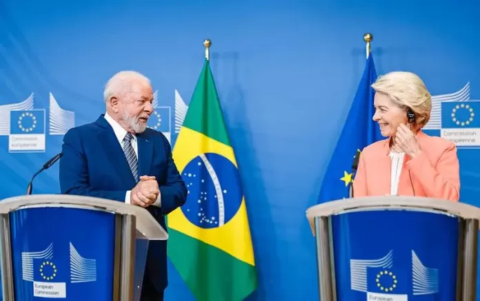 Lula, Ursula von der Leyen, Mercosul, União Europeia, UE
