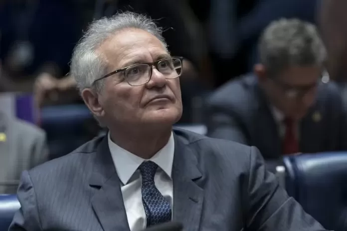 Senador Renan Calheiros (MDB-AL) — Foto: Andressa Anholete/Agência Senado