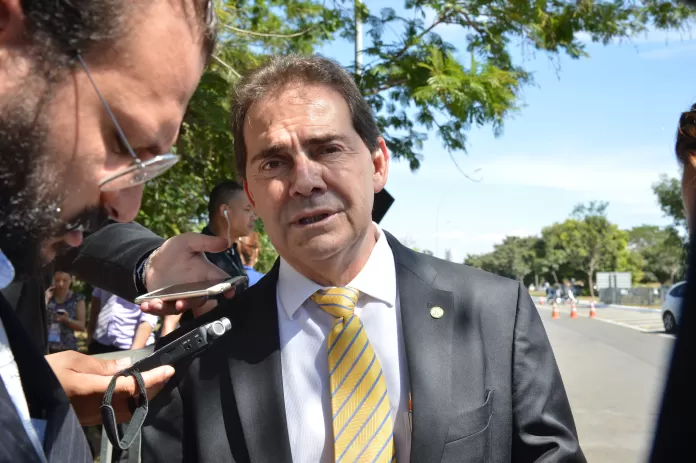 Antônio Cruz/ Agência Brasil Política Brasília - Deputado Paulinho da Força fala à imprensa antes de encontro com vice-presidente Michel Temer (Antônio Cruz/ Agência Brasil)