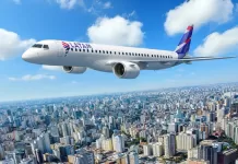 Latam anuncia compra de 74 aeronaves E195-E2 da Embraer avião, aeronave, aviões, latam, E195-E2, jato
