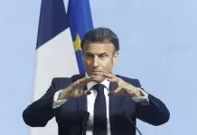 Parlamento francês derruba Bayrou, e Macron inicia busca por novo primeiro-ministro São Paulo (SP), 27.03.2024 - Presidente da França, Emmanuel Macon, participa do FForum Economico Brasil-França, na FIESP. Vice-presidente e ministro Geraldo Alckmin e o ministro Haddad participam do evento.