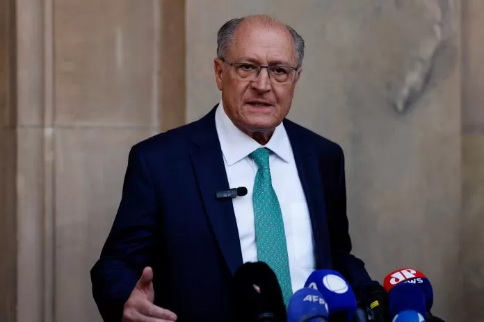 Rio de Janeiro (RJ), 16/09/2025 - O vice-presidente da república, Geraldo Alckmin, fala durante reunião informal dos chanceleres do Mercosul e assinatura do Acordo de Livre Comércio Mercosul-EFTA ( Associação Europeia de Livre Comércio), no Palácio do Itamaraty.