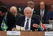 Líderes do BRICS discutem mecanismos para ampliação de comércio Rio de Janeiro (RJ), 07/07/2025 - O presidente do Brasil, Luiz Inácio Lula da Silva durante abertura da plenária Meio ambiente, COP 30 e saúde global, no BRICS, no Museu da Arte Moderna do Rio de Janeiro (MAM-RJ).