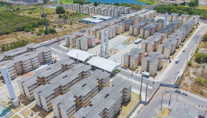 Fortaleza (CE), 11/10/2024 - Unidades habitacionais do Minha Casa, Minha Vida no Residencial Cidade Jardim I Módulo IV, no Residencial Cidade Jardim – Conjunto José Walter. imóvel, imóveis, mercado imobiliário Fortaleza (CE), 11/10/2024 - Unidades habitacionais do Minha Casa, Minha Vida no Residencial Cidade Jardim I Módulo IV, no Residencial Cidade Jardim – Conjunto José Walter. imóvel, imóveis, mercado imobiliário