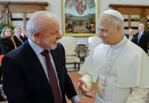 Lula se reúne com o Papa Leão XIV no Vaticano e o convida para a COP30 em Belém Lula, Papa Leão XIV, Vaticano