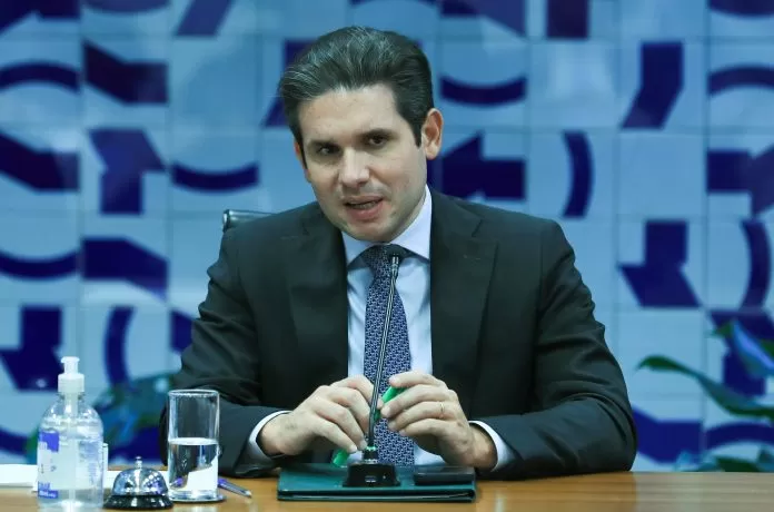 Brasília (DF), 26/08/2025 - Presidente da Câmara dos Deputados, Hugo Motta, durante reunião de líderes.