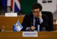 La Libertad Avanza conquista maioria legislativa na Argentina Rio de Janeiro(RJ), 18/11/2024 - O presidente da Argentina, Javier Milei, participa da plenária sobre reforma das instituições no G20.