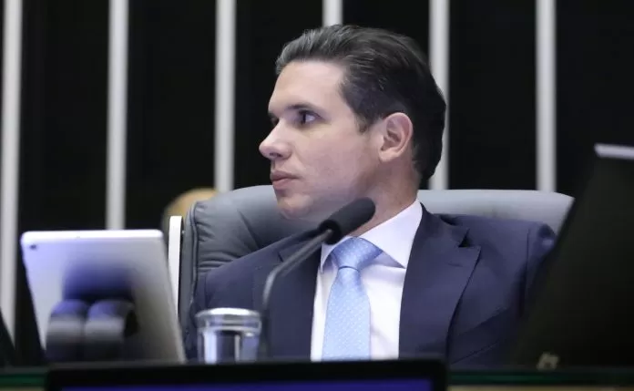 Discussão e votação de propostas legislativas. Presidente da Câmara dos Deputados, Hugo Motta (REPUBLICANOS - PB)